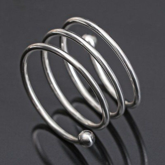 Кольцо для салфеток "Спираль. Серебро", d=4,5 см 3621266