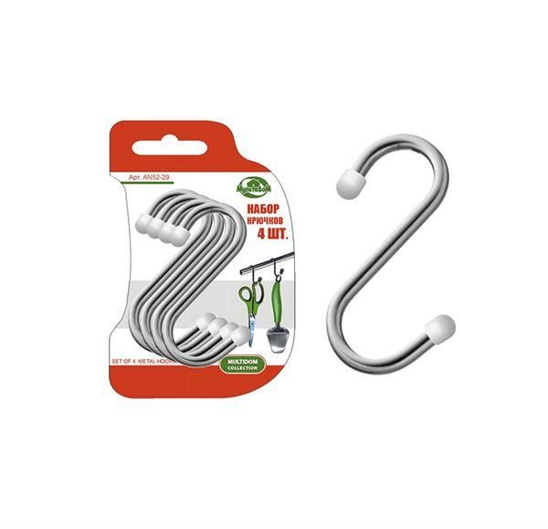 Н-р крючков 4 шт. h7см, ширина 3cм AN52-29...