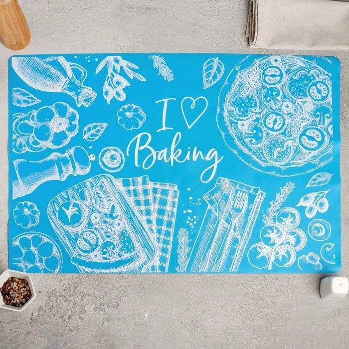 Силиконовый коврик для выпечки I love Baking, 64 х 45 см   4679589