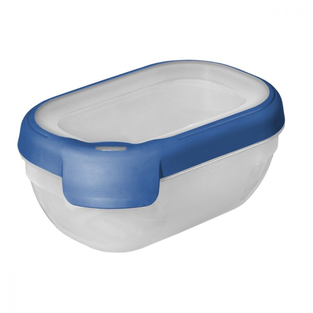Емкость для морозилки и СВЧ GRAND CHEF 0.5л прямоугольная (синяя крышка)