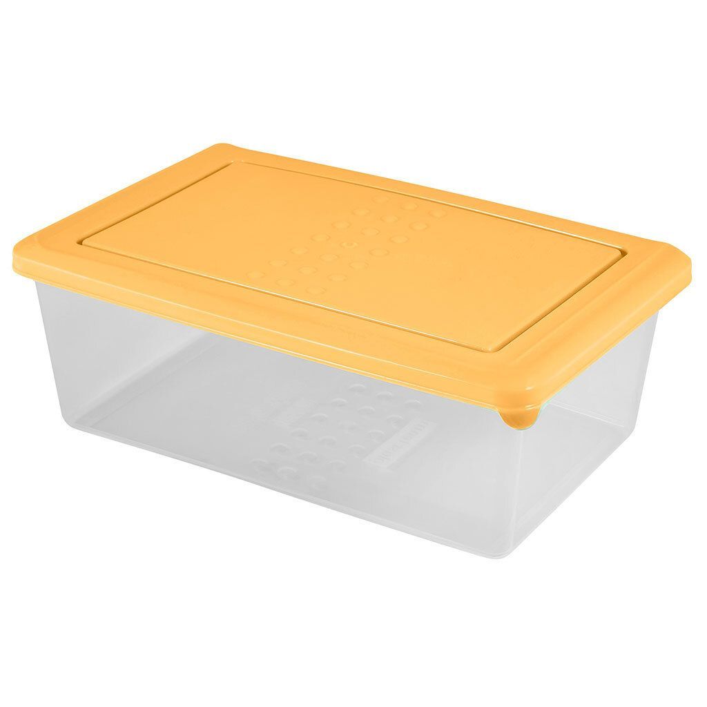 Контейнер для продуктов Asti прямоугольный 1,05л бледно-желтый