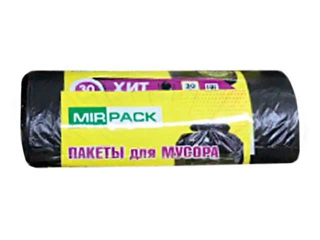 Мешки для мусора MirPack 30 л, 30 шт 8мкм