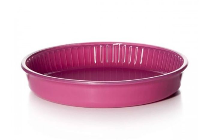 Посуда для СВЧ круглая d=260 мм цветное стекло ...