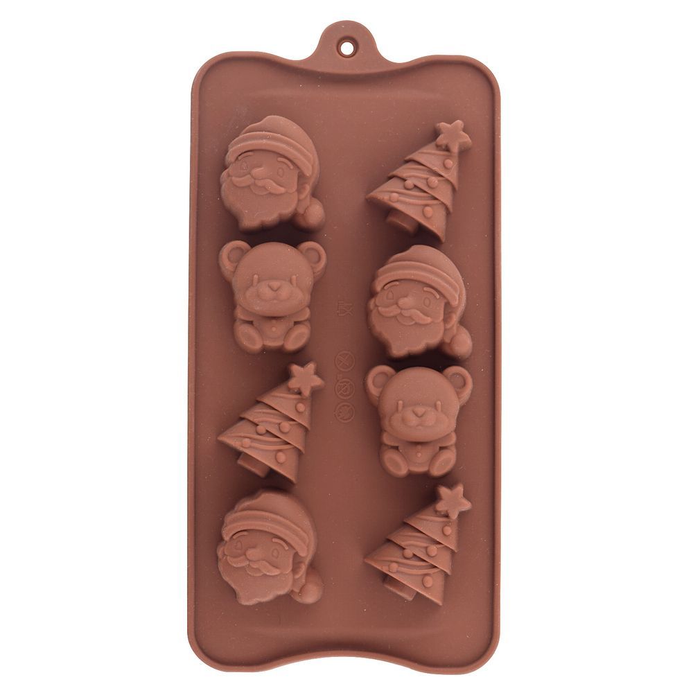 Форма для шоколадных конфет силиконовая "Новый год". VL2-92