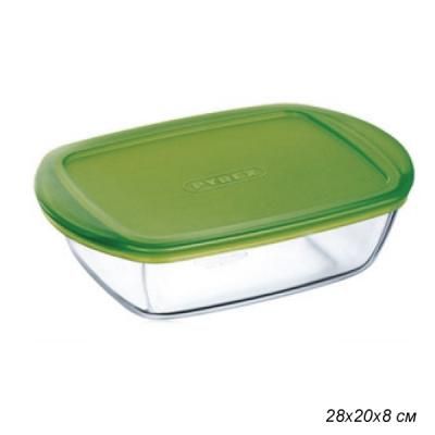 Блюдо с крышкой Cook & Store 28х20x8см 2.5л пря...