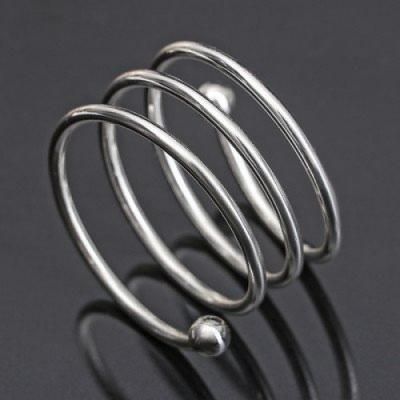 Кольцо для салфеток "Спираль. Серебро"...