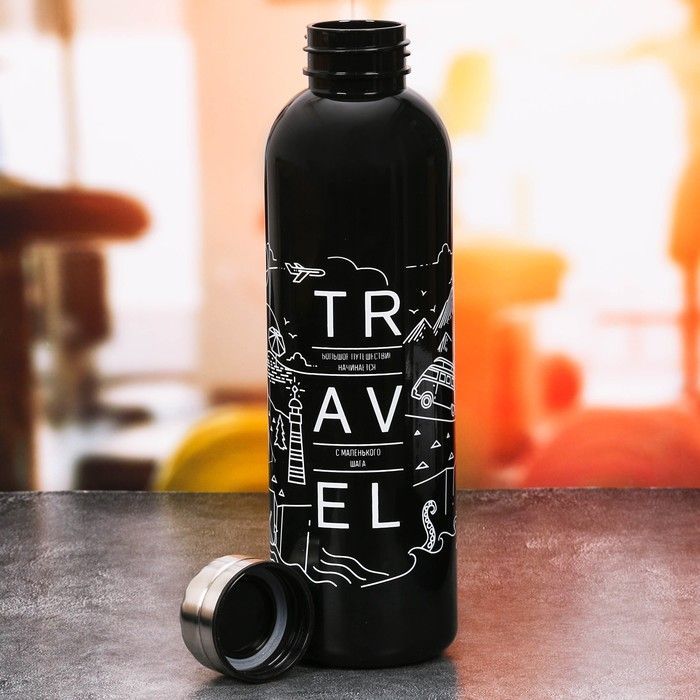 Бутылка для воды "Большое путешествие", 600 мл 3095990