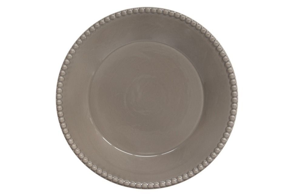 Тарелка обеденная 26см (т.серый) "Tiffany" без инд.упаковки.