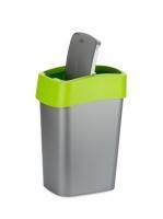 Контейнер для мусора FLIP BIN 10л зеленый