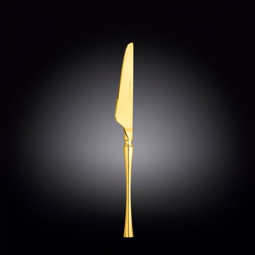 Нож десертный WL-999521/1B 20,5см  Diva Gold на блистере