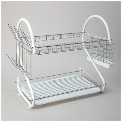 Сушилка для посуды+пластиковый поддон, 41*40.5*...