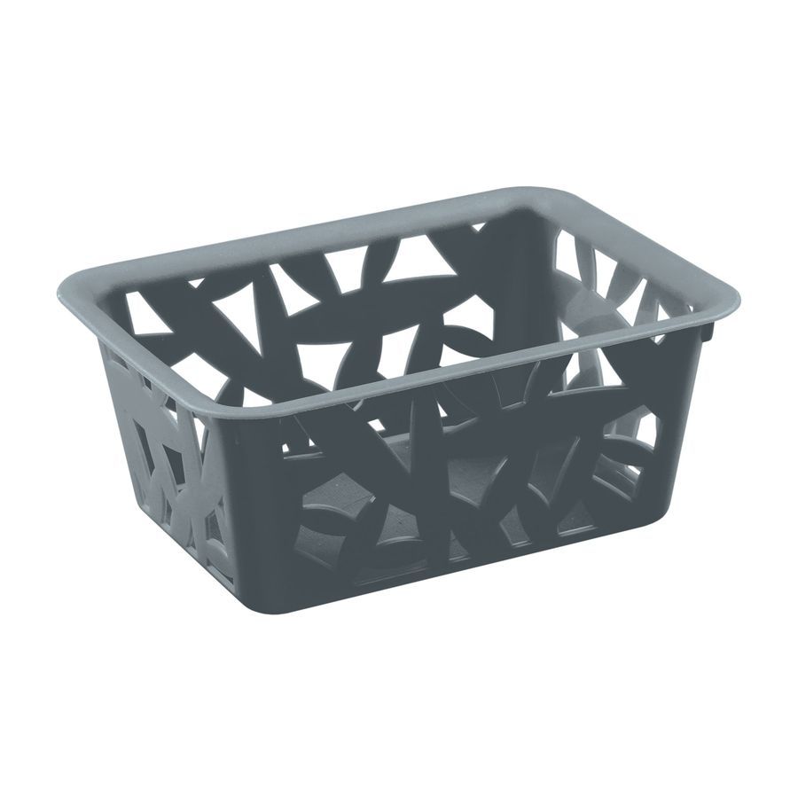 КОРЗИНКА УНИВЕРСАЛЬНАЯ 145х107х60 мм XS (микс 7) (розовый/серый)