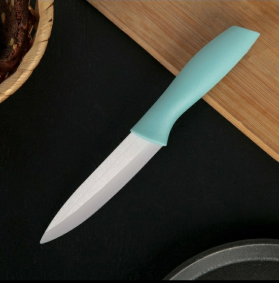 Нож керамический "Мастер" лезвие 10 см, цвета МИКС 833160   