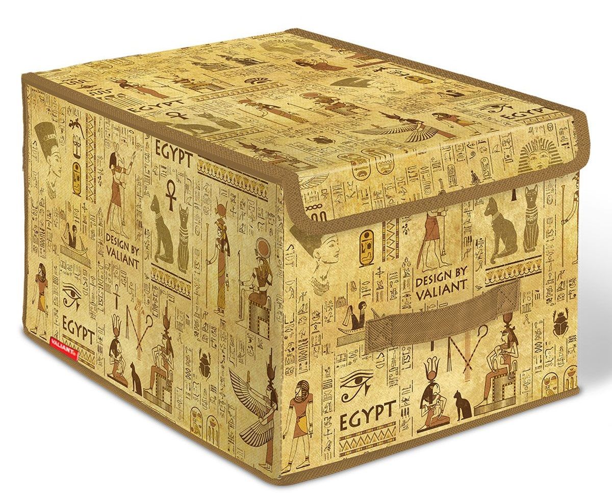 VAL EG-BOX-LM Короб стеллажный с крышкой, большой, 30*40*25 см, EGYPT
