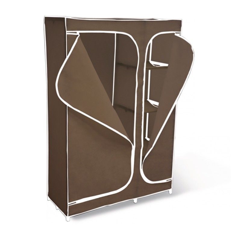 Вешалка-гардероб с чехлом Sheffilton 2016 металл/пластик/плотная ткань темно-коричневый