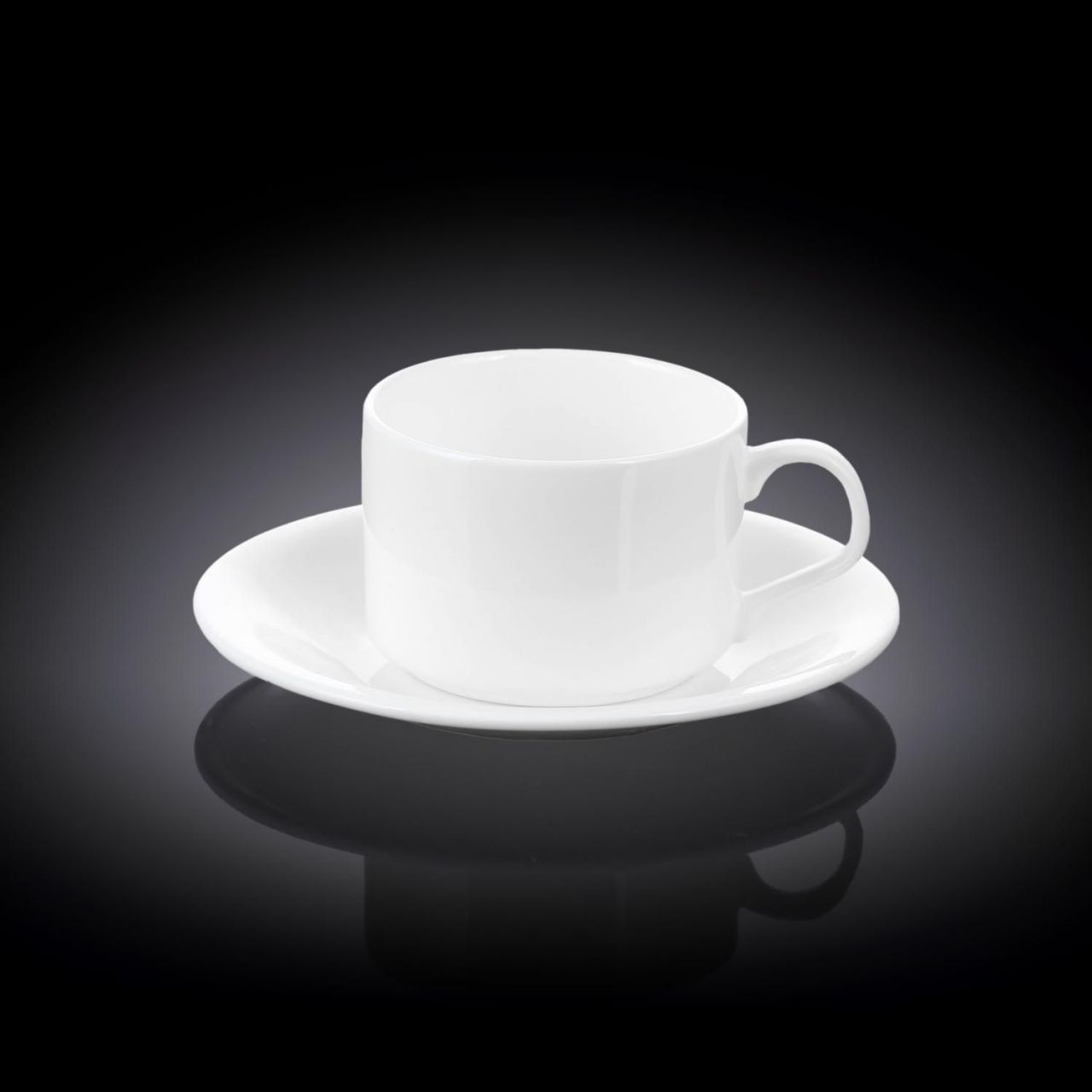 Чашка чайная + блюдце WL-993006/AB (160мл) 