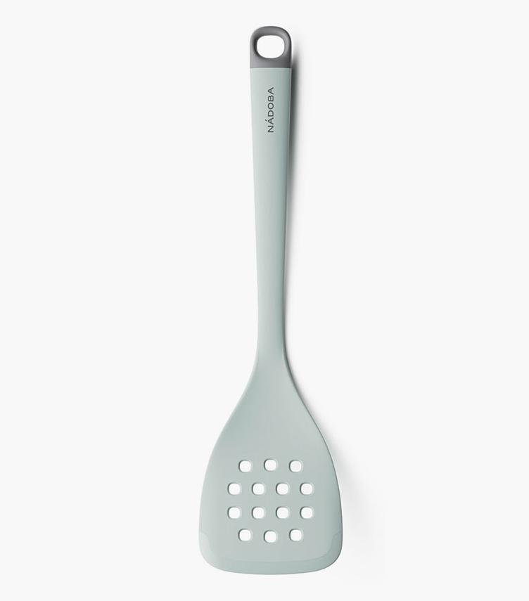 #Лопатка кухонная силиконовая, перфорированная, NADOBA, серия PAULINA