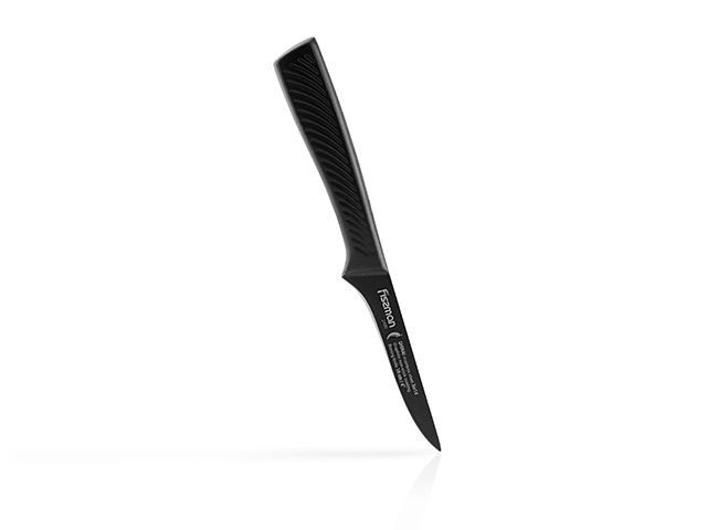 2490 FISSMAN Обвалочный нож SHINAI с покрытием Graphite 10 см (3Cr14 сталь)