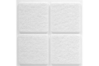 #Протекторы защитные из фетра белые 38*38мм, VORTEX /30