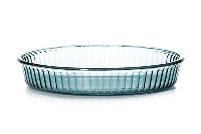 Посуда для СВЧ круглая d=320 мм цветное стекло (1077849)