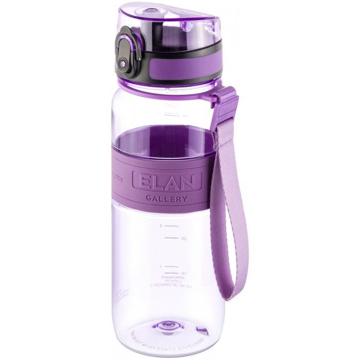 Бутылка для воды "Water Balance" аметист 7,6*7,6*22,5 см 650 мл, материал USA Tritan, 100% безопасный
