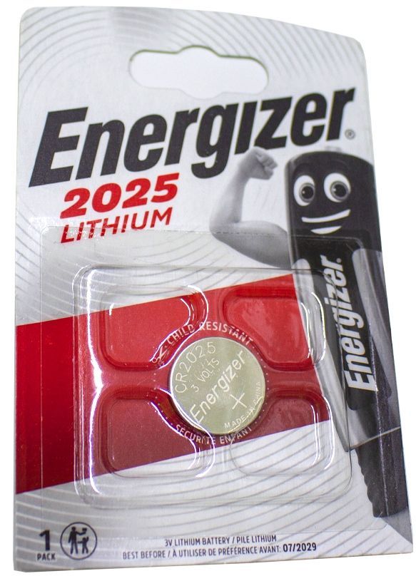 Батарейка Energizer CR-2025 637433 (1/20/200) цена за 1шт