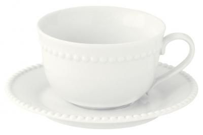 Чашка с блюдцем 0.25л (белый) "Tiffany&quo...