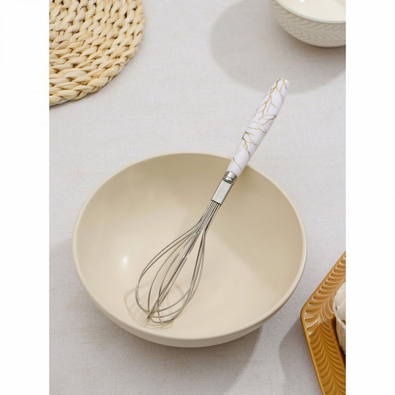 Венчик кулинарный "Каррарский мрамор" 24,5x4,5 см 4622402