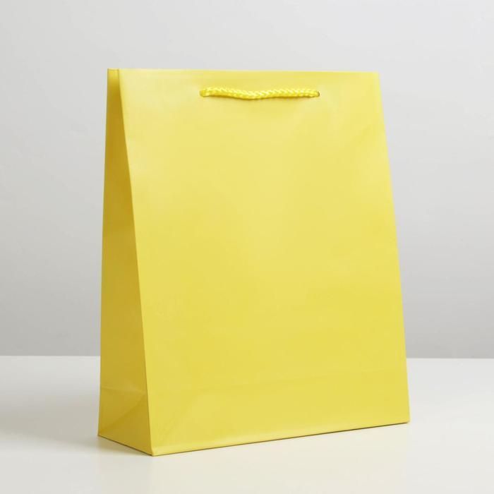 Пакет ламинированный «Жёлтый», ML 23 х 27 х 8 см   6582780