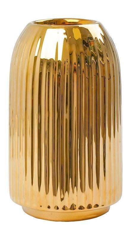 Декоративная ваза Блеск, Д120 Ш120 В200, золотой Cha23-M