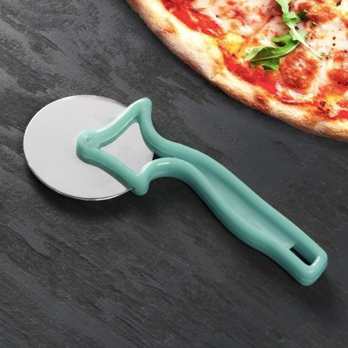 Нож для пиццы и теста 16 см, МИКС 2834153