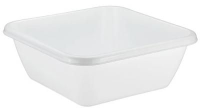 Таз квадратный 17л Белый
