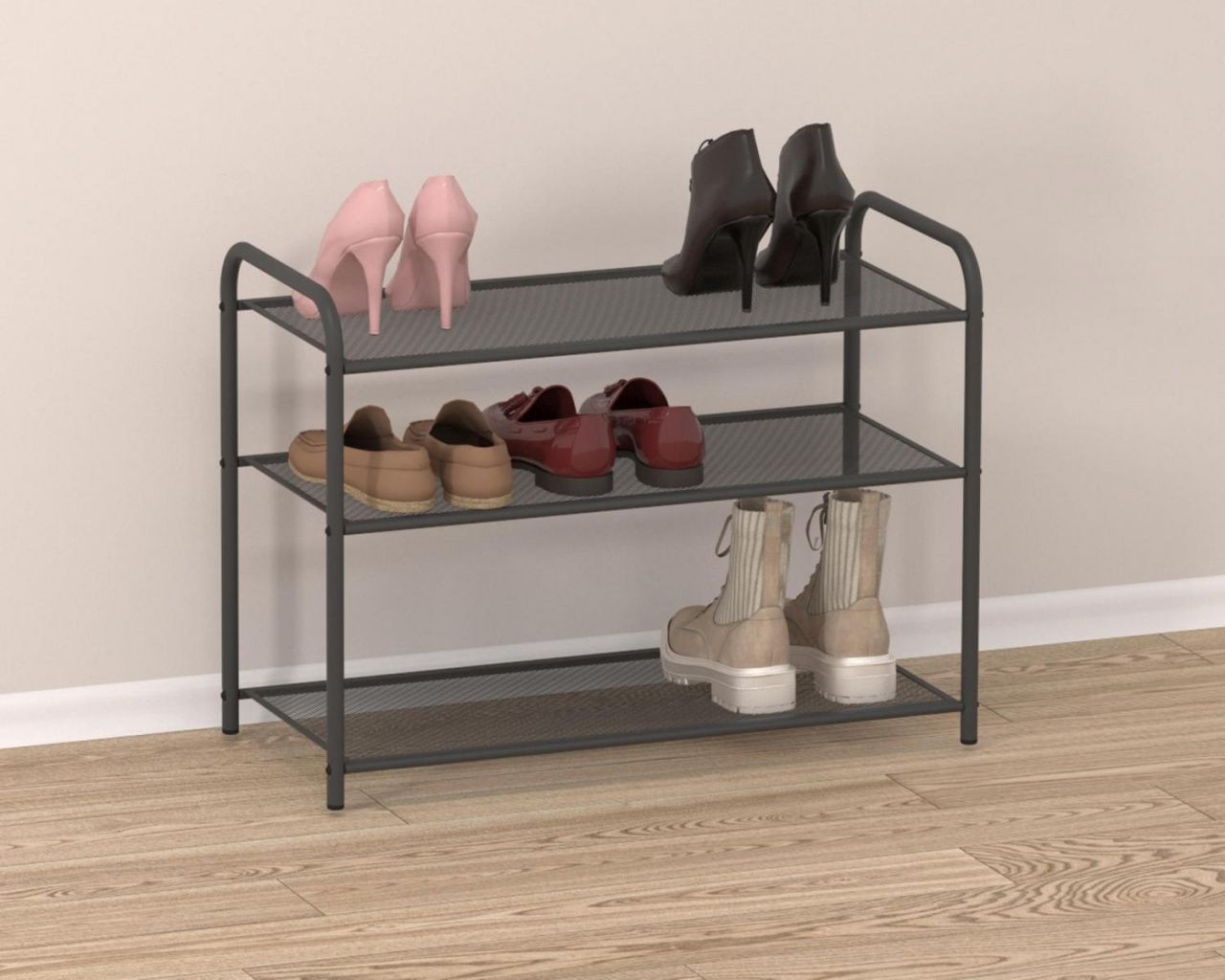 Подставка для обуви "Верона 23" (VERONA 23 shoe rack) (Графит)