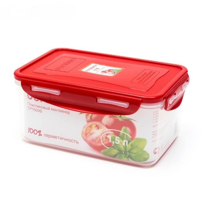 Пластиковый контейнер Oursson CP1503S/RD (Красный)
