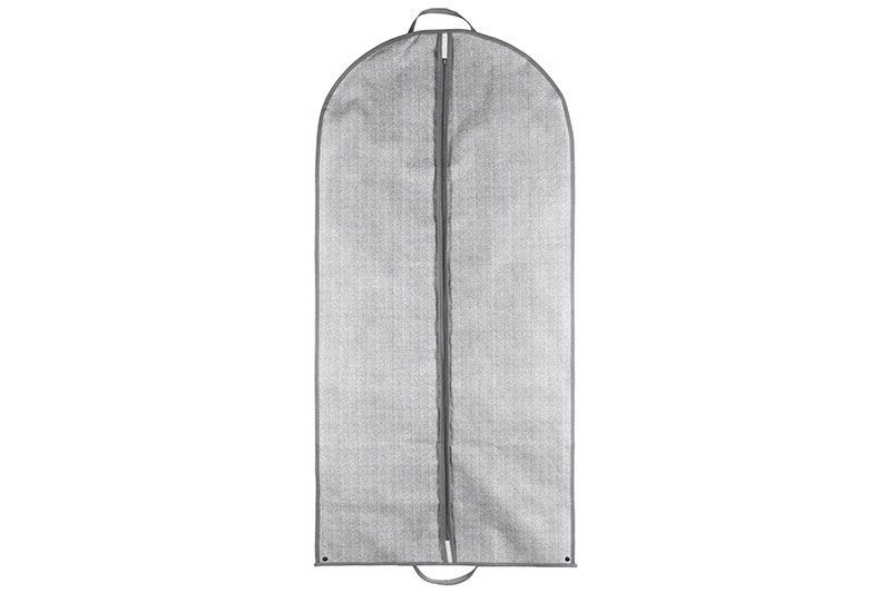 Чехол - сумка для одежды подвесной "Твид" 60*127 см на молнии, состав - высококачественный нетканый материал