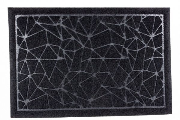 Коврик влаговпит. "Прест", 40*60 см Геометрия черный