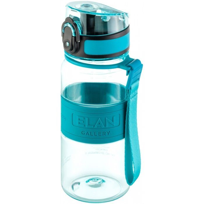 Бутылка для воды "Water Balance" бирюза 6,5*6,5*18 см 350 мл, материал USA Tritan, 100% безопасный