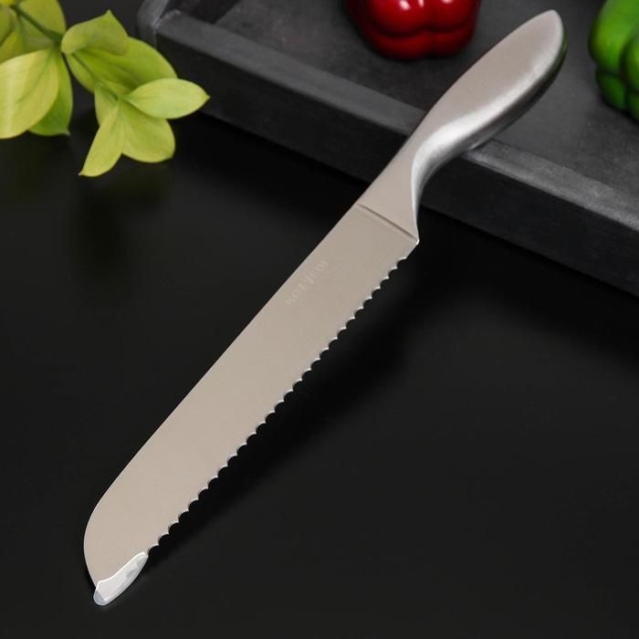 Нож кухонный "Salomon" хлебный, лезвие 20 см 5386330