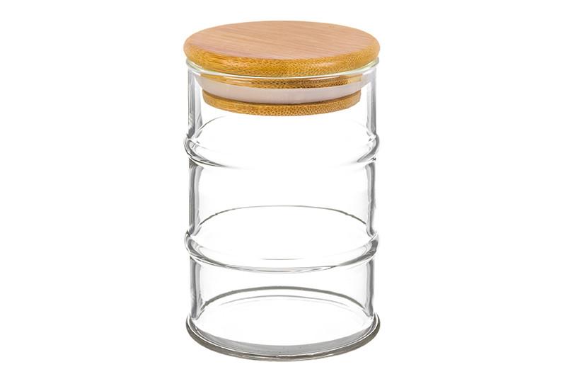 Стопка-контейнер 3-ярусный с бамбуковой крышкой для сыпучих, сладостей или ягод. Код 11-3