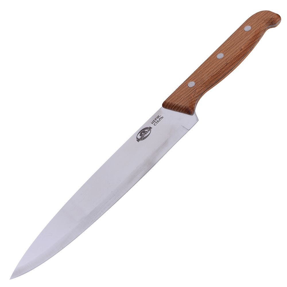 Нож кухонный "НАШЕ Ретро - ШЕФ". Общая длина 30см, длина лезвия 19см. МТ57-90