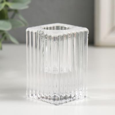 Подсвечник стекло на 1 свечу "Столбик"...