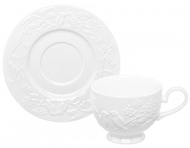 #Чайная пара "Птички на ветке" 2 предмета, чашка - 14*10,5*8 см 300 мл, 540876