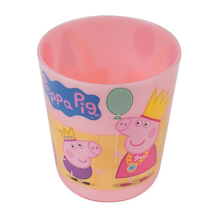 Детский стакан для холодных напитков Свинка Пеппа розовый
