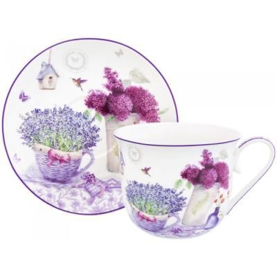 #Чайная пара "Лаванда" 2 предмета, ча...