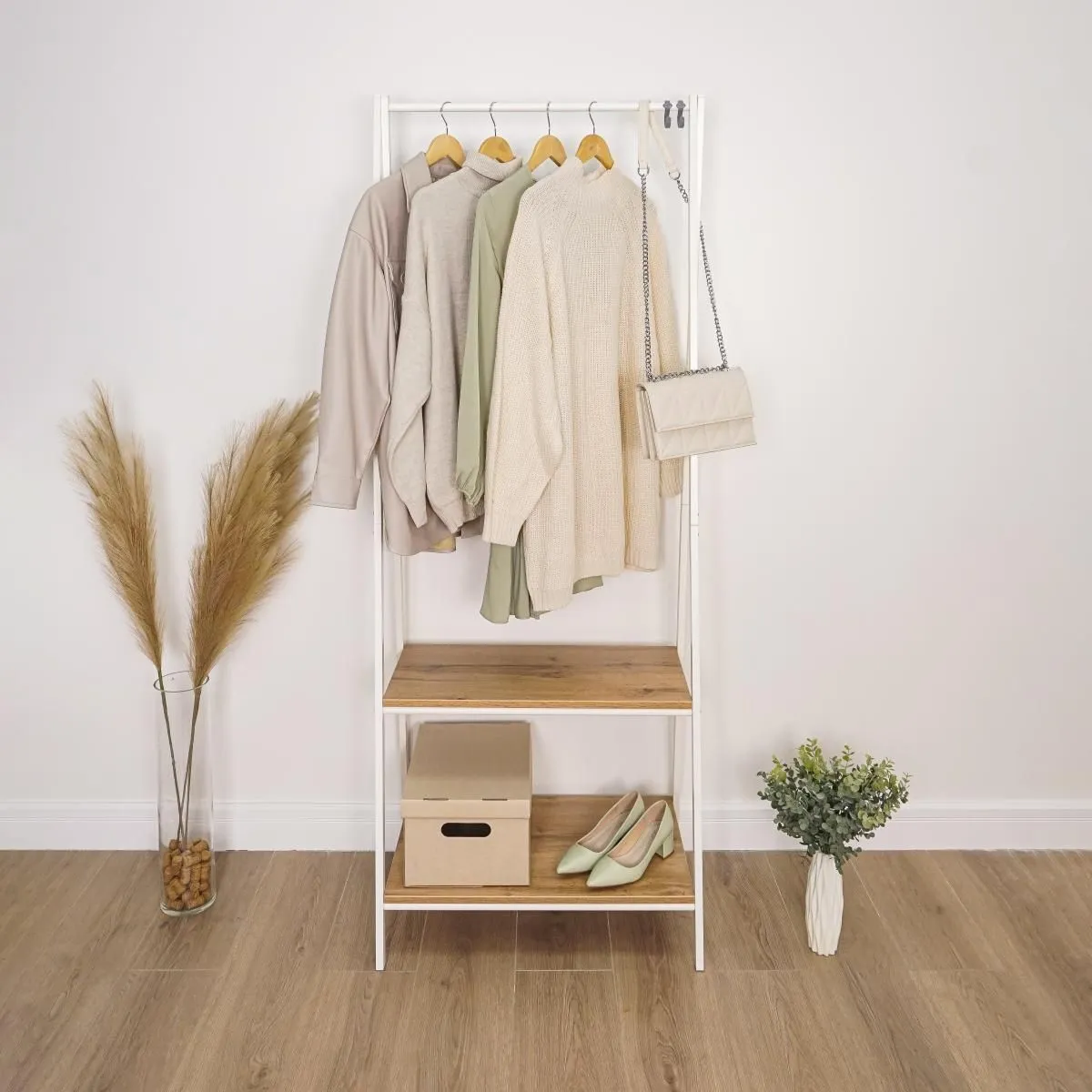 Вешалка гардеробная "Алабама 22" (ALABAMA 22 clothes rack) (Белый)