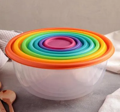 Набор мисок РАДУГА 7шт микс