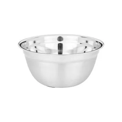 МИСКА AGNESS ГЛУБОКАЯ, НЕРЖ СТАЛЬ, ПРОТИВОСКОЛЬЗЯЩЕЕ ДНО, 22 СМ 1,6 Л 880-137