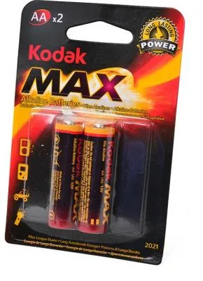 Элемент питания Kodak MAX AA LR6/316 BL2 цена з...