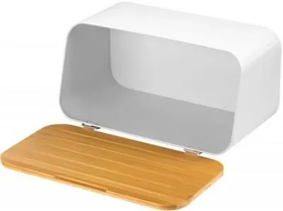 Хлебница "Белая" 34*19*17 см с бамбук...