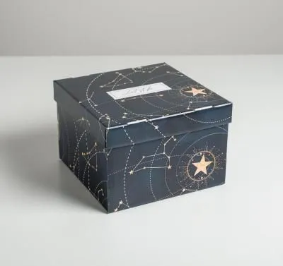 Коробка складная «Космос», 22 х 22 х 15 см 5231403